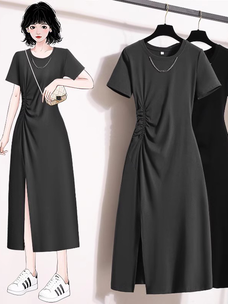 Vestido Casual Elegante de Man - Korean Style A Line Shirt Dress avaliação e preço