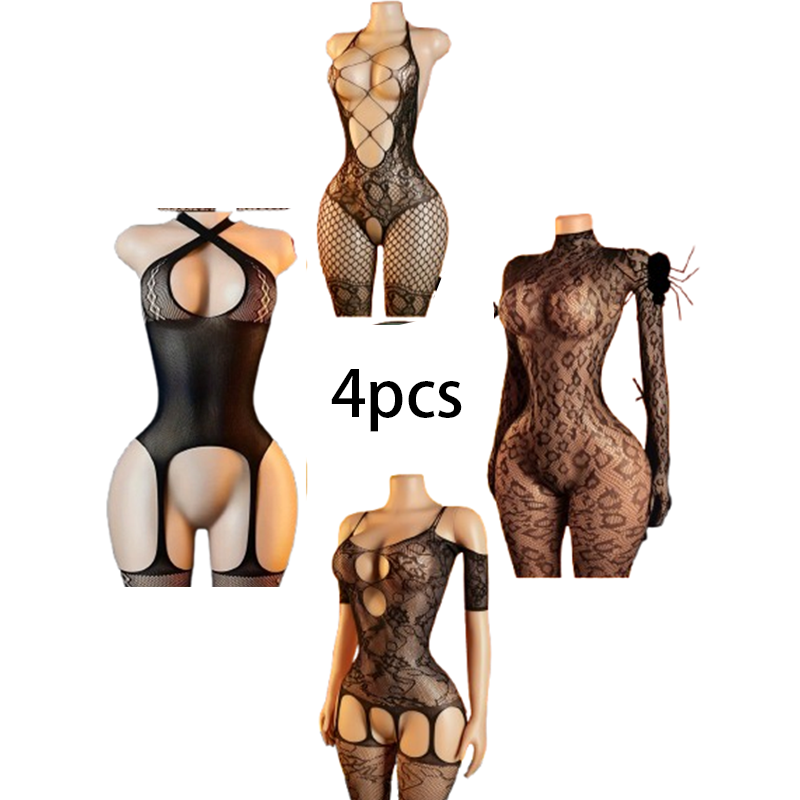 Conjunto de Lingerie Sexy de 4 - Lingerie avaliação e preço