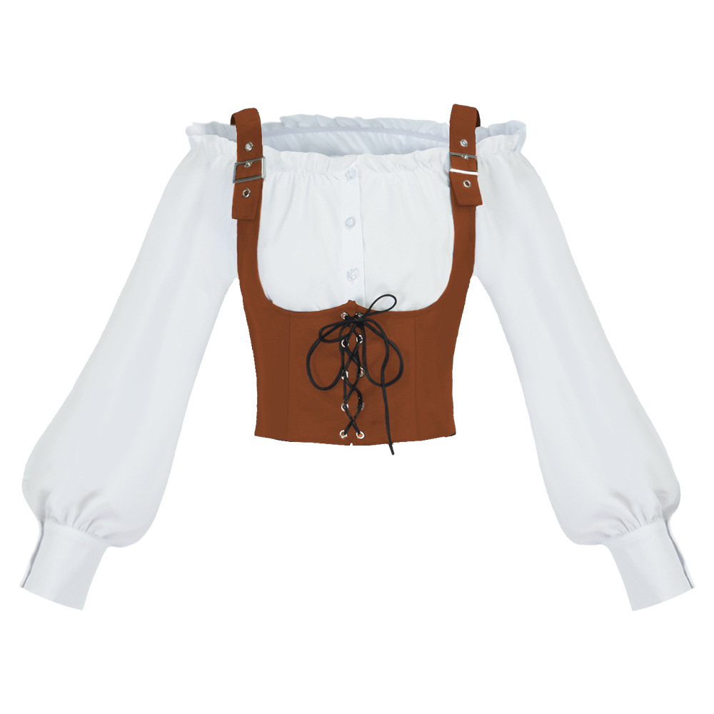 Blusa feminina de estilo retrô - Blouses avaliação e preço